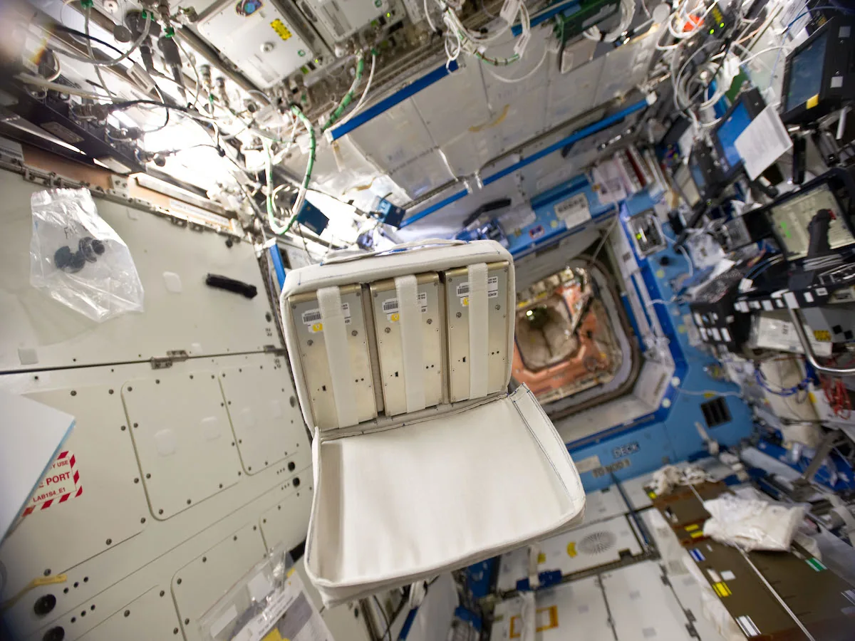 Sensor inside an ISS module