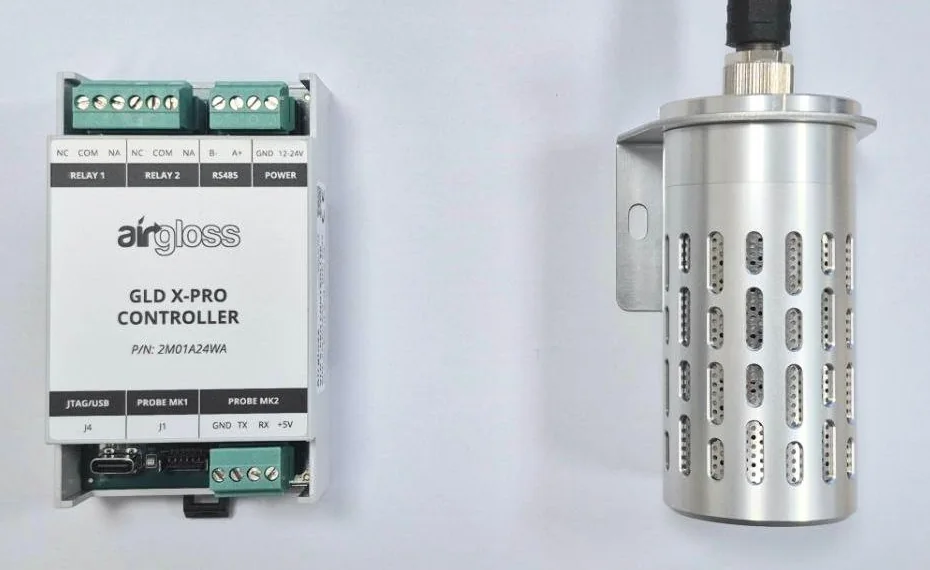 MultiSense Probe and GLD X-Pro DIN-rail controller